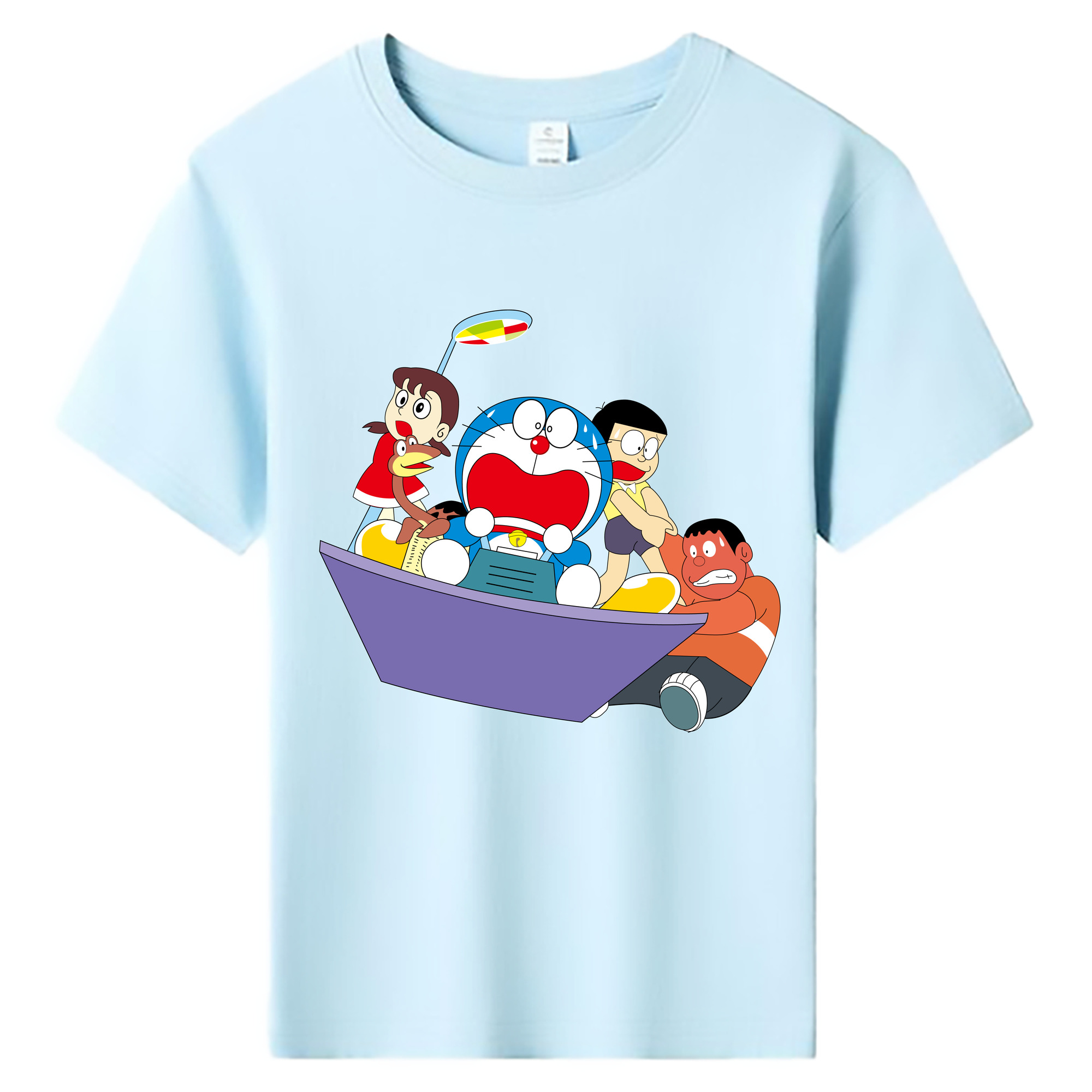 （画像用） ドラえもん Doraemon 綿100％キッズTシャツ（フロントプリント）